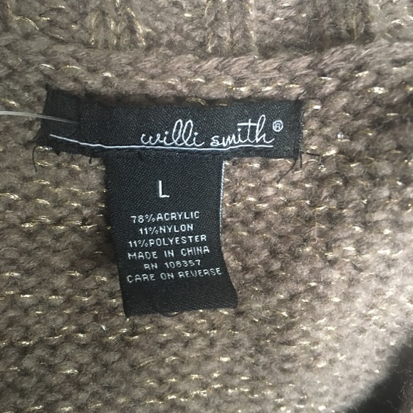 Willi Smith beautiful sweater with gold thread - Picture 4 of 5